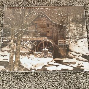 NWT Art Summit company 16 x 20 Snowy Scene